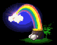 rainbow & pot o' gold