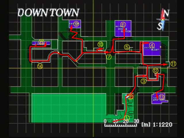 resident evil 2 remake city map