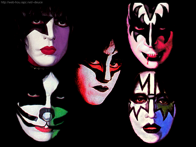 kiss collage