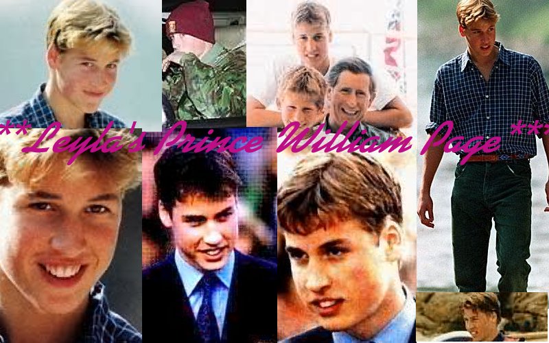 prince william childhood. Prince William became