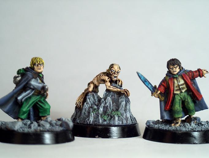 lord of the rings frodo and sam gollum