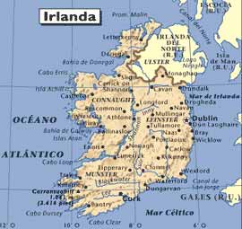 Mapa Irlanda
