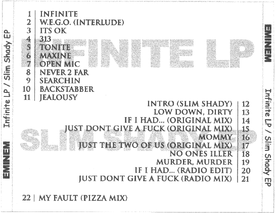 Album Eminem Infinite