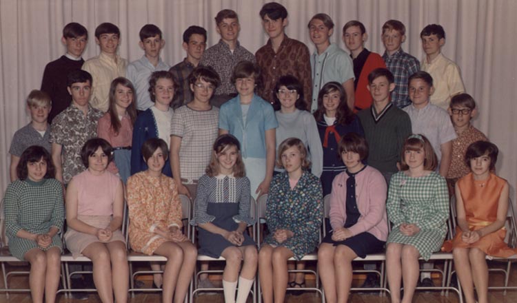 Grade 8d - 1967 - Fort Erie Senior Elementary School