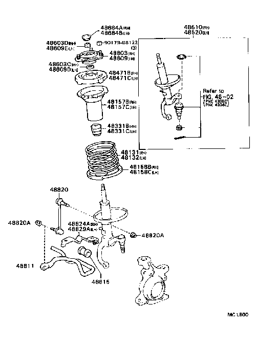 cost of struts for toyota #5