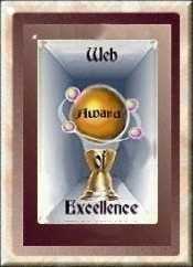 TinyRay Grier Web Award of Excellence