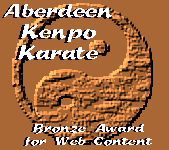 Aberdeen Kenpo Karate Bronze Award