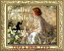 Creative Pet Site Award