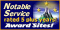 Award Sites! - Notable Service rated 5 plus years
