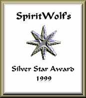 Spirit Wolf's Silver Site Award