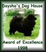 Daysha's Dog House Award of Excellence