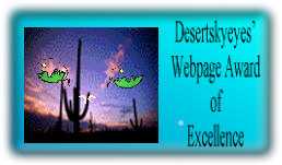 Desertskyeyes Webpage Award of Excellence