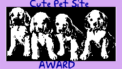 Cute Pet Site 1 Award