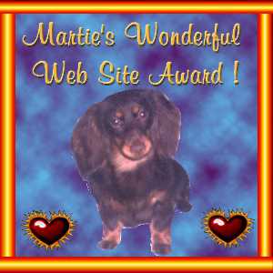 Martie's Wonderful Website Award