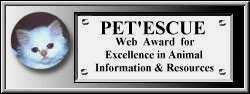 Pet'escue Web Award