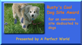 Rusty's Cool Dog Site Award