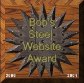Bob's Steel Web Site Award