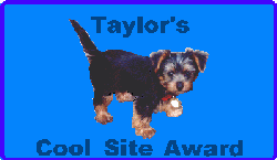 Taylor's Cool Site Award