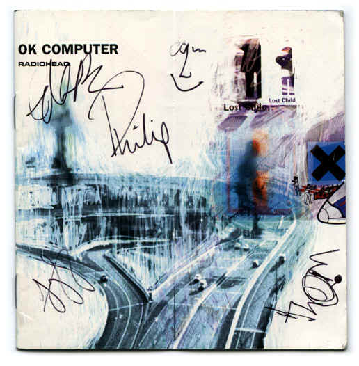 ok computer radiohead album cover