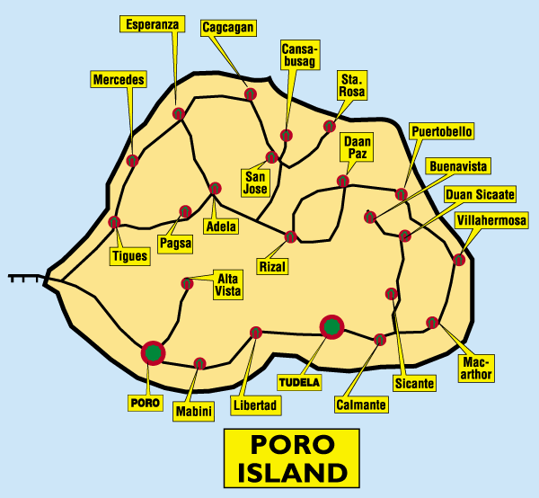 Camotes Map