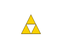 Zelda Triforce Sprite
