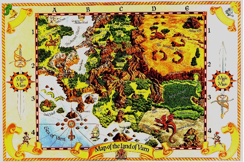 might and magic maps