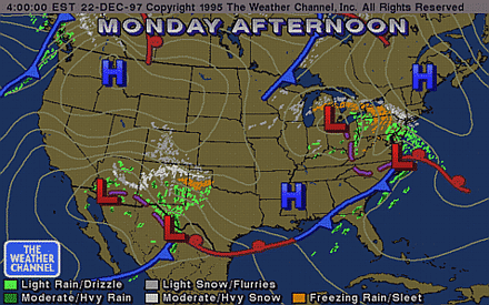 meteorologist map coloring