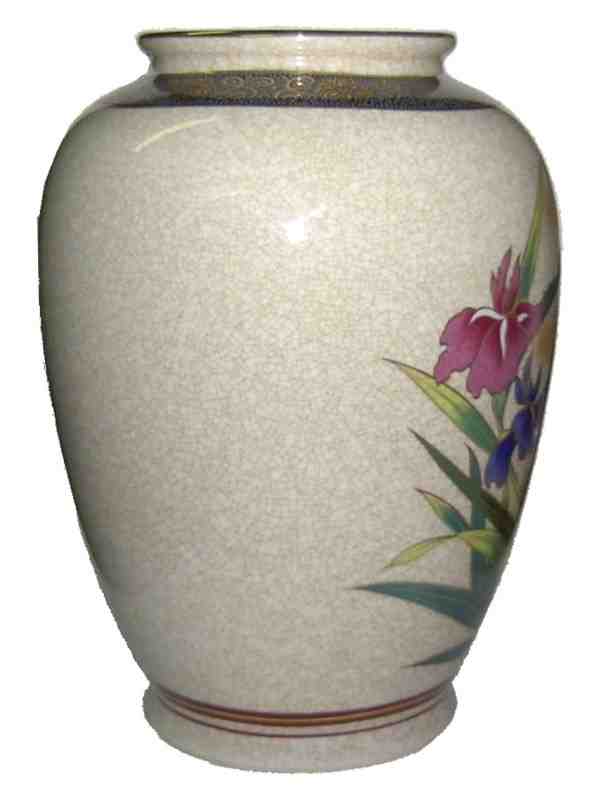 crackle vase