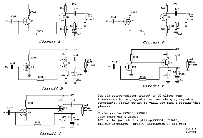 fuzz transistors