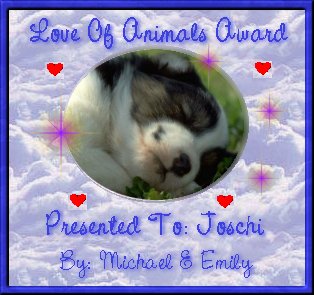 Love of Animals Award