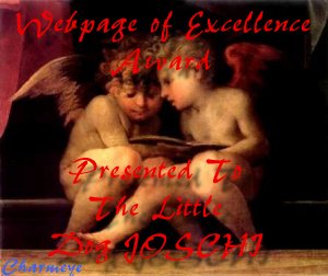 Webpage of Excellence Award from Charmeye