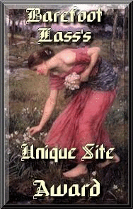 Barefoot Lass's Unique Site Award