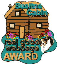 Susitna Cabin - real good webpage Award