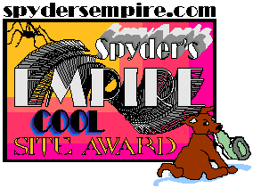 Spyder's Empire Home Page Cool Site Award