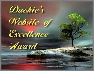 Duckie's Website of Excellence Award