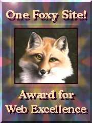 One Foxy Site Award For Web Excellence