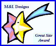 M & L Designs Great Site Award