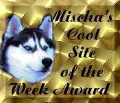 Mischa's Cool Site of the Week Award