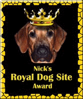 Nick's Royal Dog Site Award