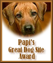 Papi's Great Dog Site Award