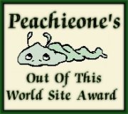 Peachione's Out Of This World Site Award