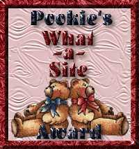 Pookie's What a Site Award