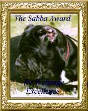 Sabba's Award of Excellence