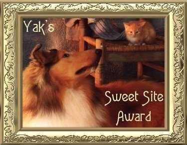 Yak's Sweet Site Award