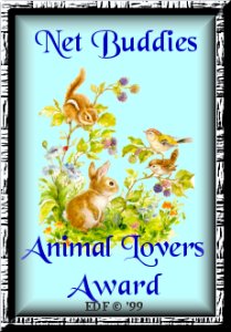 Net Buddies Animal Lovers Award