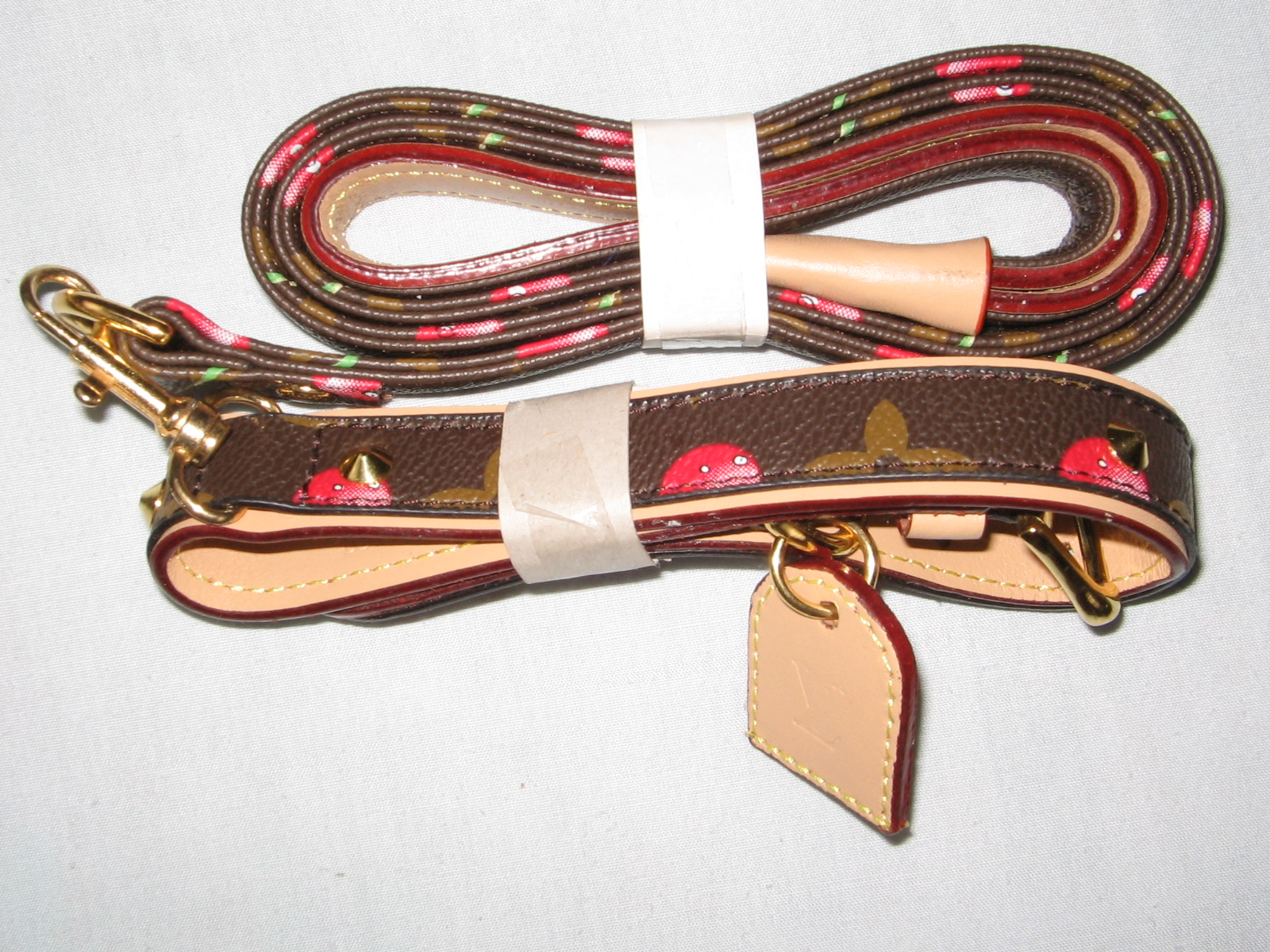 Louis Vuitton dog collar and leash and harness