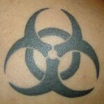 Biological Hazard Tattoo