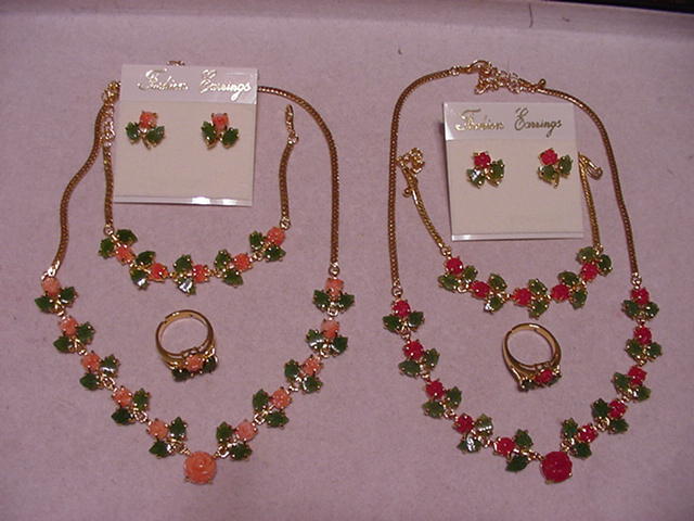 coral jade jewelry